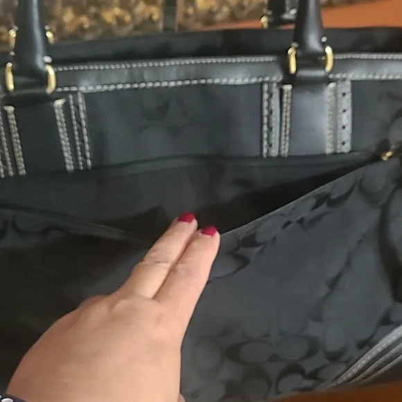 SOLD**Coach Hampton Vintage Carryall Shoulde Satchel EUC - Picture 10 of 15